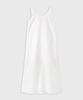 Oioi Collection Backless Long Sleeveless Dress [White]