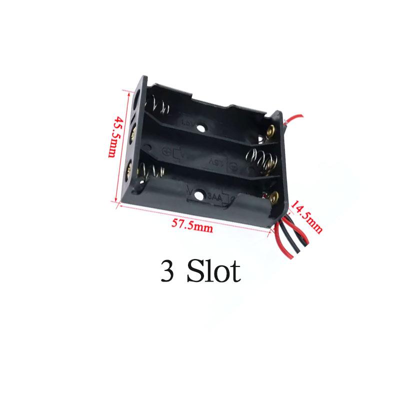 Number 5 Battery Box With Lid Switch Soldering Pin DIY Experiment Handmade Technology Model Toy Making Accessories