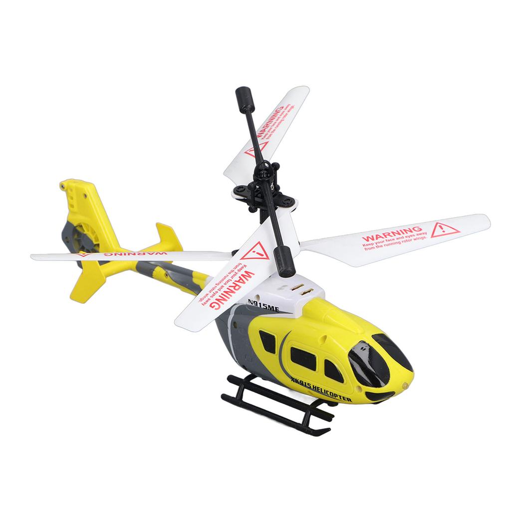 RC Helicopter with Lights 2.5 Channel Drop Resistance Anticollision Rechargeable Alloy Remote