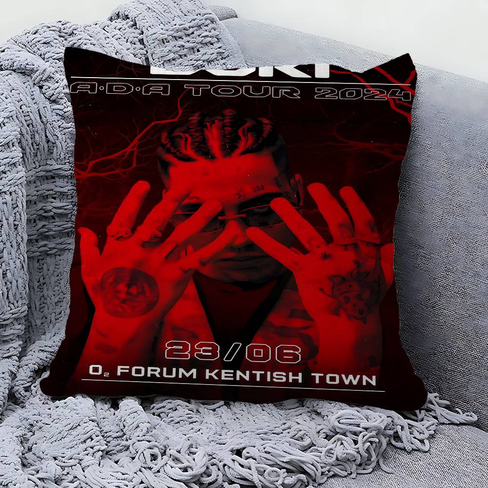 Rapper Duki Pillow Cover Design Cushion Cover Decor Holiday Decorati