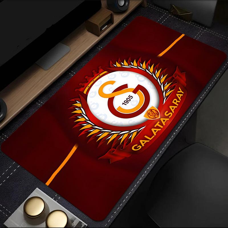 Galatasaray Fußballverein Mauspads, Gummiunterseite, Mauspads für Gamer und Bürogebrauch, Gaming-Schreibtisch, Leicht zu reinigende Matte Weihnachts-Fan-Geschenke
