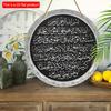 1 adet 2d Düz Asılı Yuvarlak Ahşap Tabela- 20cm Ayetel Kürsi Duvar Dekoru Plaketi, Muhammed Hayranları için Hediye, Aşıklar Mağarası için İslami Arapça Kaligrafi