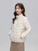 2024 Women's Slim Fit Lightweight Down Jacket - Autumn/Winter, Short, 90% White Duck Down, Stand Collar, Korean Style, Plus Size Available.