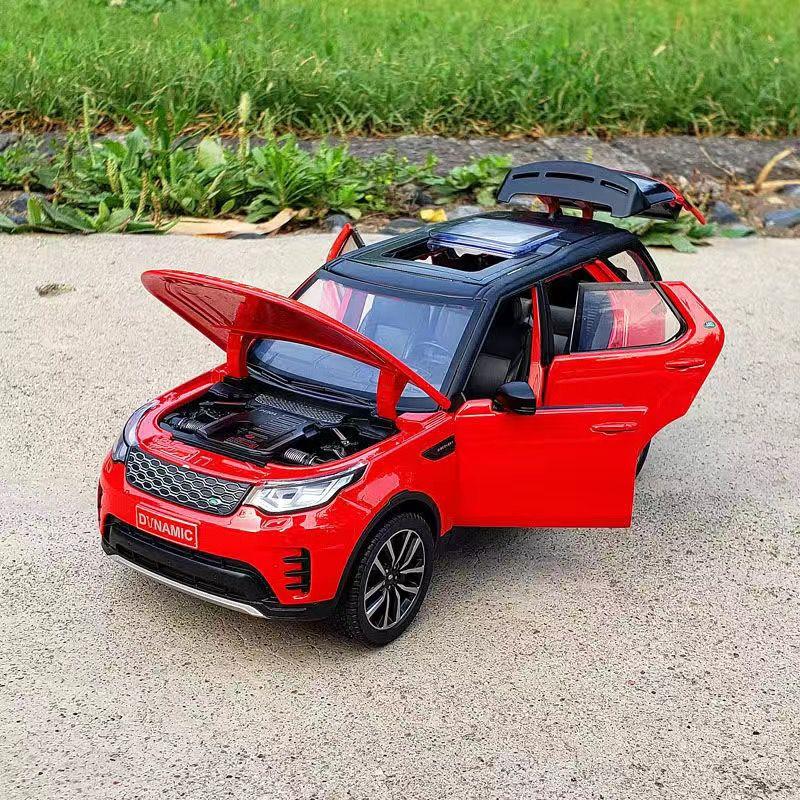 1/24 Rover Evoque R-Dynamic SE Alloy Car Model Diecast Metal Toy Vehicles Model Sound Light Collection Childrens Gift