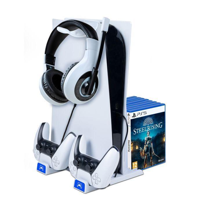Supporto e; Carica Ps5 Compatibile Ps5 Slim-Accessorio-PS5 bianco