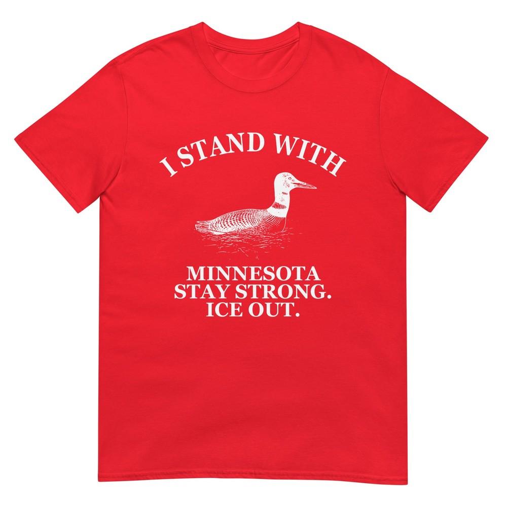 I Stand With Minnesota Support Local Pullover Tshirt S