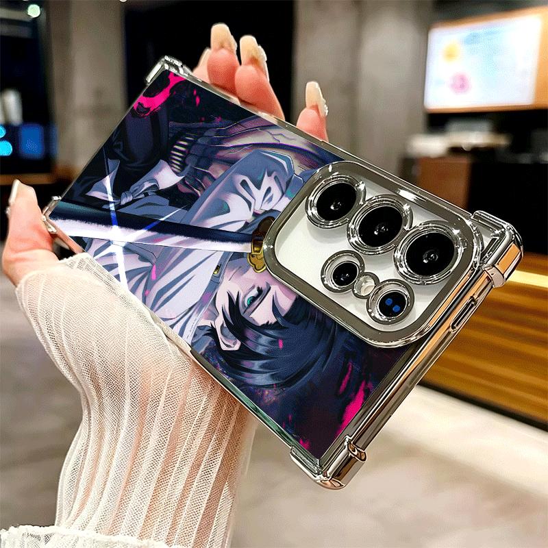 Anime Yuta Okkotsu JUJUSU Soft Phone Case For Samsung Galaxy S26 Ultra S25 Edge S24 FE S23 Plus S22 S21 + S20 Plating Anti-Fall