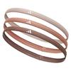 Sports One Size Fits Stretchable (Adidas) Headband, All, 3-Pack (Light Beige/Earth Clay/Earth Brown), Non-Slip, Material, ADAC-16205
