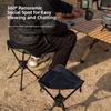 Foldable Folding Rotating Stool Wear-resistant Mazza Stool Camping Stool  Outdoor Camping