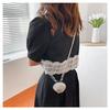 Shell Small Women's Evening Bag - 2025 Pearl Chain Crossbody & Handheld Shoulder Bag, Korean Style.