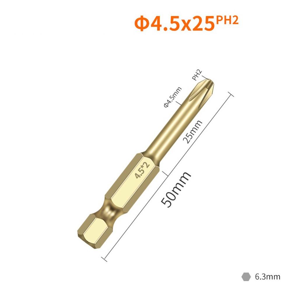 Alloy Steel Screwdriver Bit High Hardness Magnetic