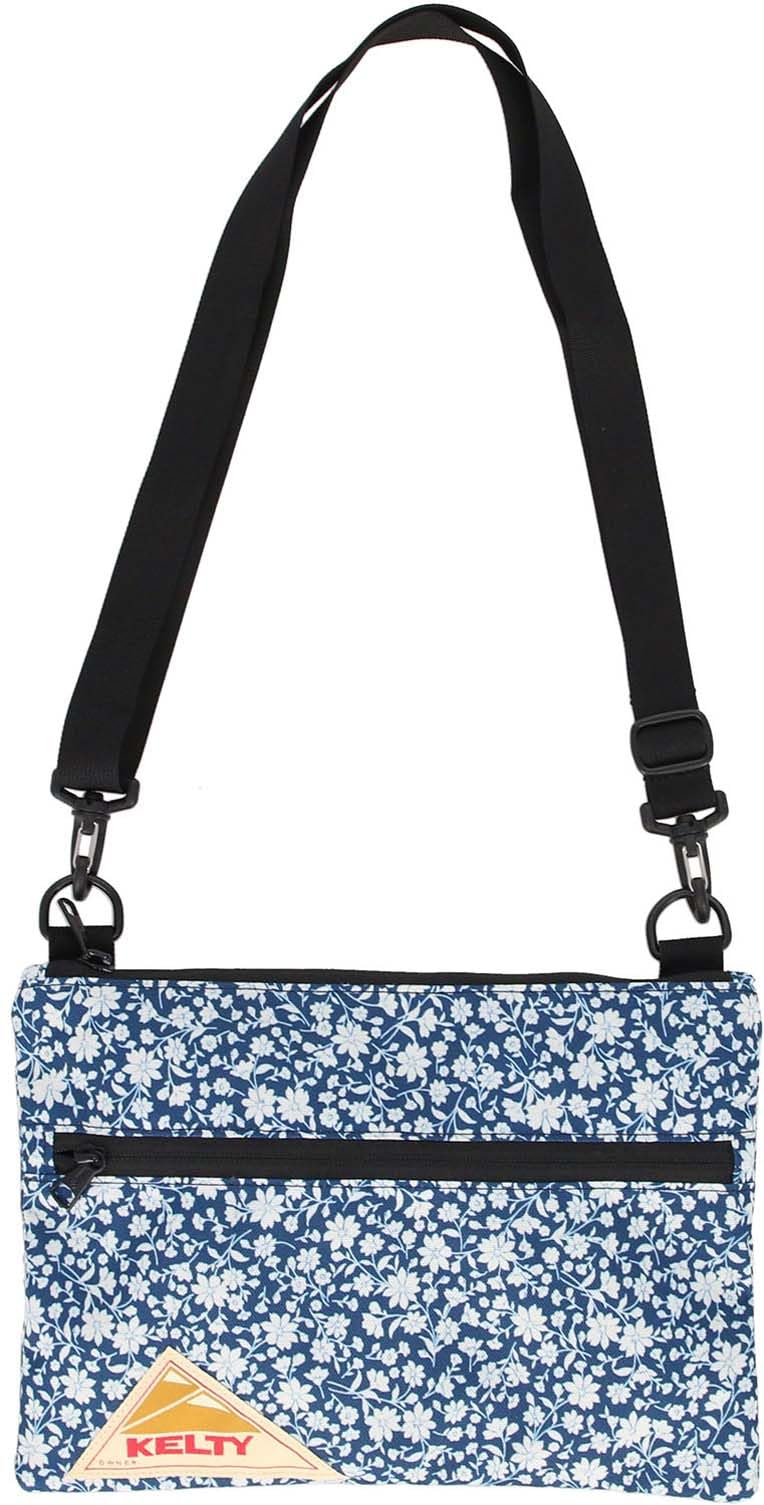 

KELTY DP FLAT POUCH SM Shoulder Bag, Blue Flower, 32592427