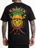 Sullen Herren Choloha Surf Club Kurzarm Standard T-Shirt Pinepple Skull Tee