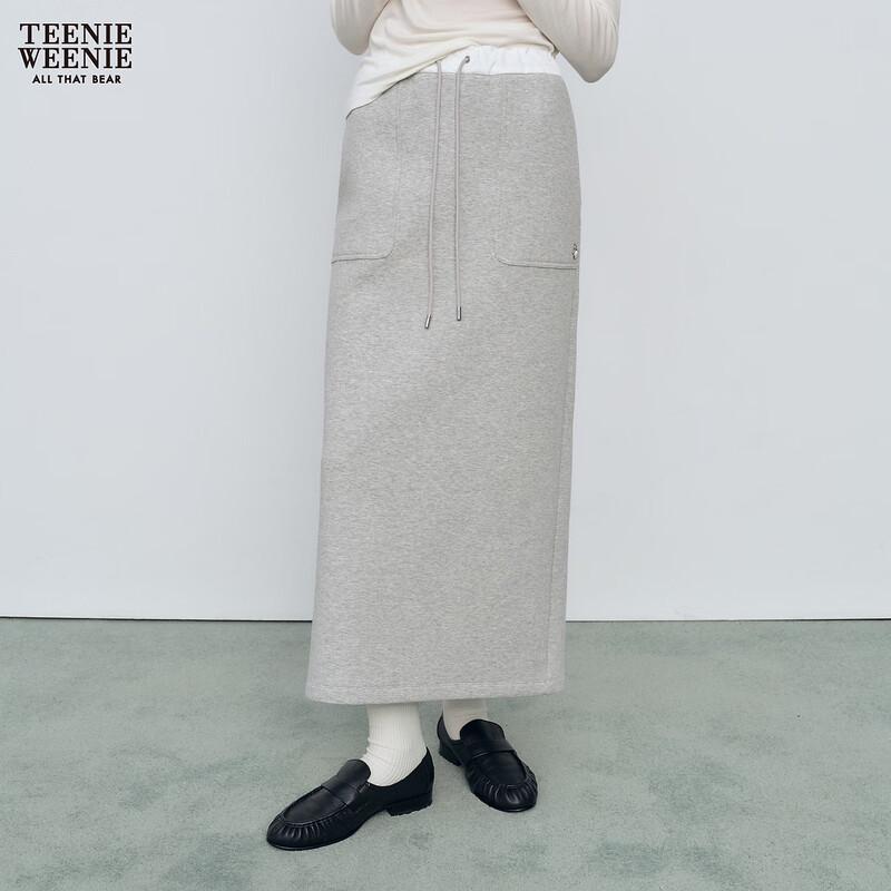 Teenie Weenie Women s Bear Logo A-line Long Skirt L
