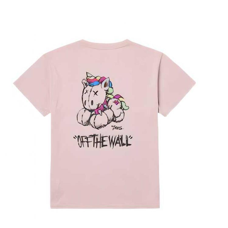 Vans Skin-Friendly Versatile Trendy Fashion T-Shirt Women tops VN000QM0O3N