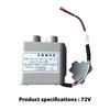 Portable Car Parking Heater Double Air Outlet Car Heater 48V 60V 72V For Winter Vehicles Safety Driving Defogger Heating Warmer