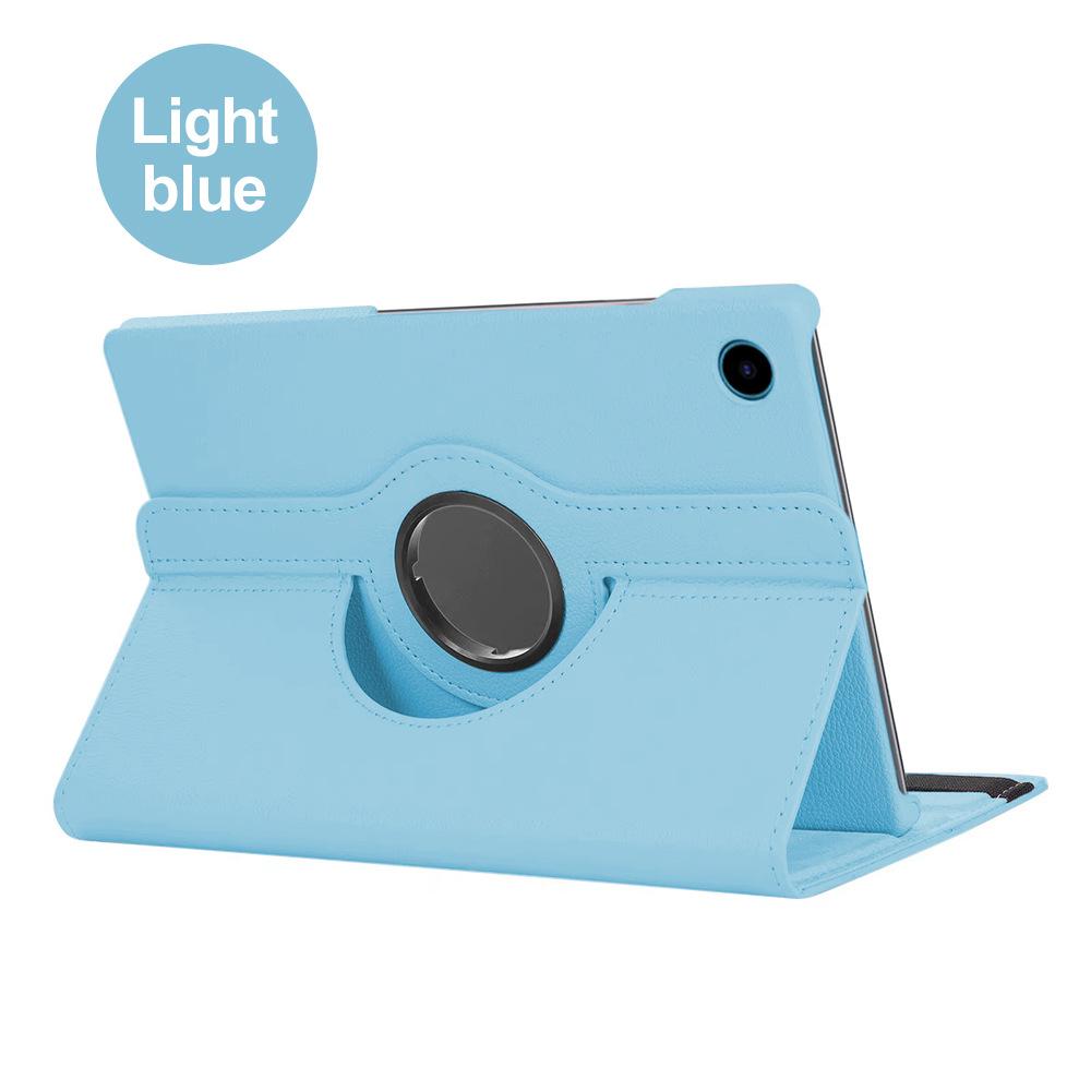 Applicable to Samsung Tab A7 Lite T220 Litchi Pattern Rotary Protective Case P610 Tablet PC Leather Case Anti-drop