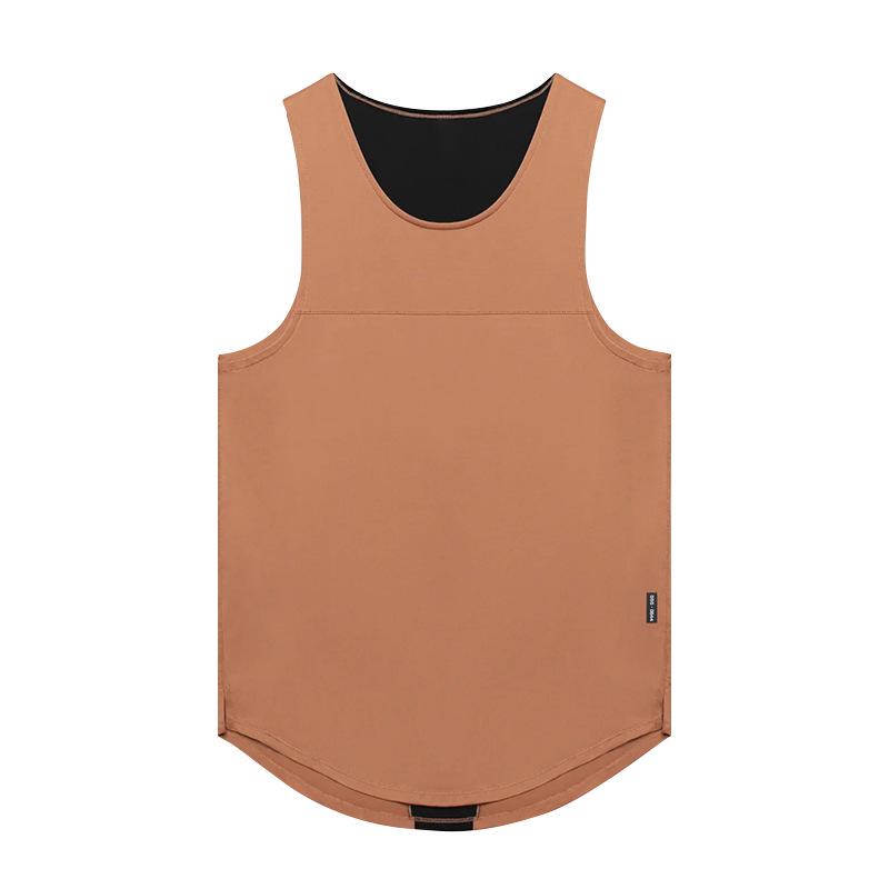 Men's Summer Elastic Fitness Vest - Stylish Printed Sleeveless T-Shirt