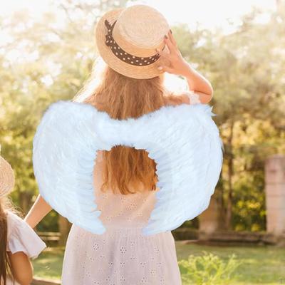 Angel Wing Halloween Costume Accessory Kids Adult Fairy Dress Up for Masquerade