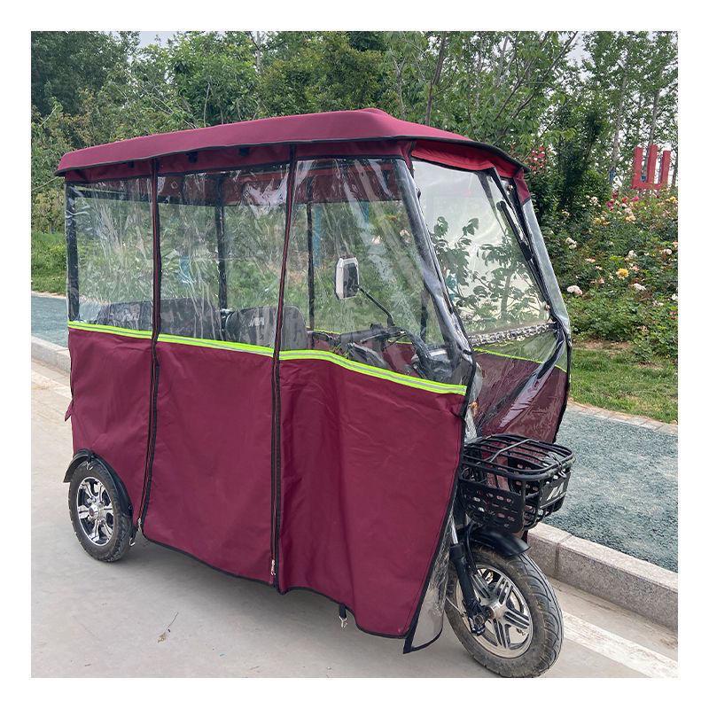 Electric Tricycle Rain Canopy and Sunshade for Elderly Vehicle