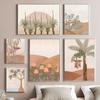 Tropical Palm Coconut Tree Boho Abstract Landscape Posters And Prints Wall Art Canvas Painting Plant Pictures Living Room Decor