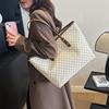 Large Capacity Bag for Women's Autumn and Winter New Trendy Tote Bag Versatile Commuter Texture Shoulder Bag