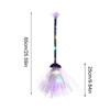 LED Halloween Party Witch Broom Kids Plastic Cosplay Flying Broomstick Props For Masquerade Halloween Cosplay Accessories