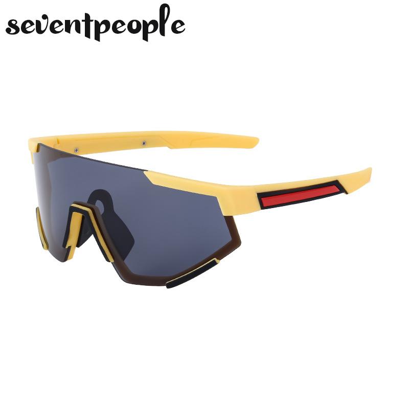 Sports Oversized One-Piece Shield Sunglasses Women  Luxury Steampunk Outdoor Goggle Sun Glasses For Male Punk Shades UV400