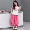 Girls' Summer Fashion 2026 Two-Piece Set: Stylish and Casual Outfit for Middle and Big Kids