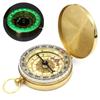 Compass New Outdoor Camping Hiking Portable Pocket Brass Gold Color Copper Compass Navigation with Noctilucence Display