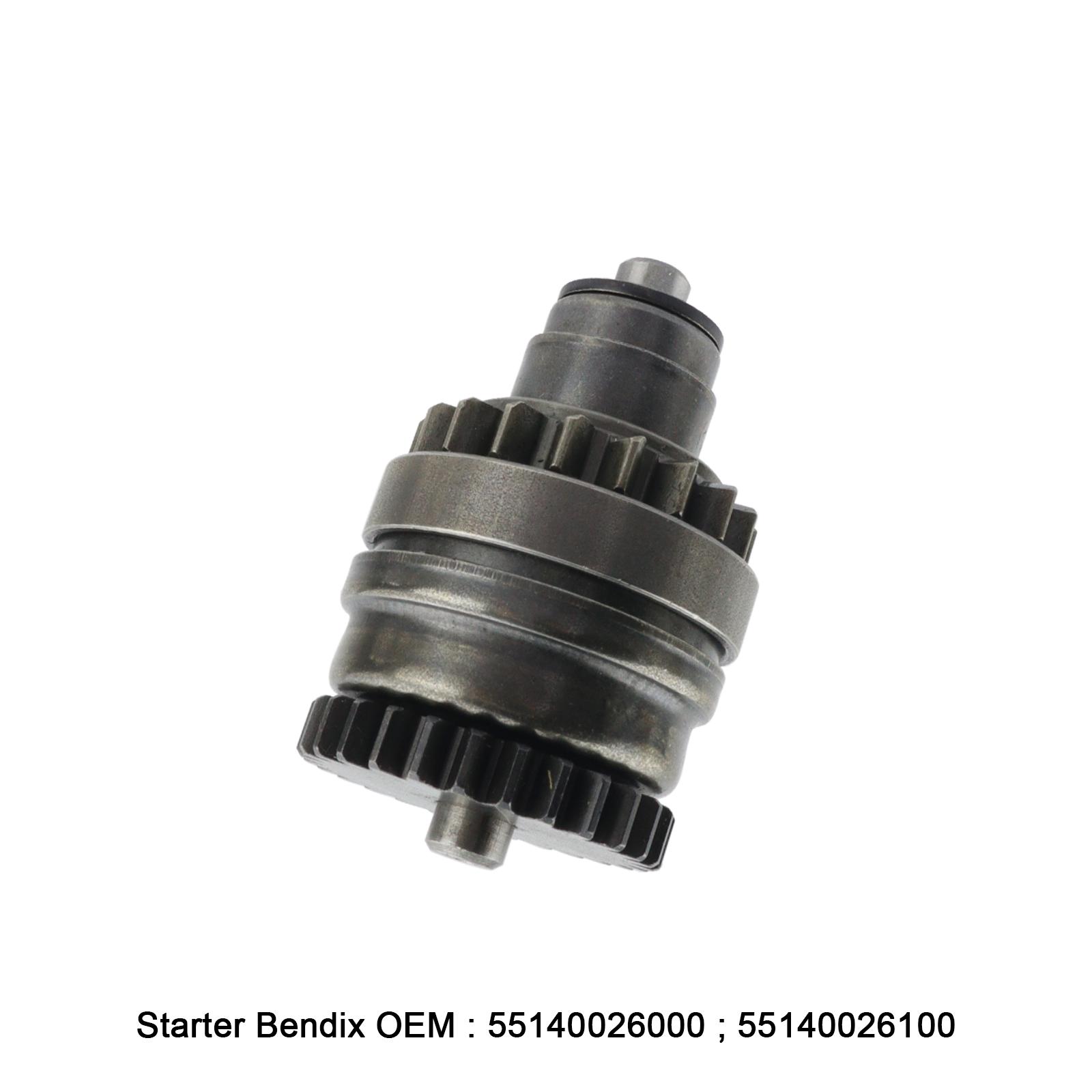 

410W Starter Motor and Bendix Set For KTM 200 250 300 XC XC-W EXC EXC-E for HUSABERG for HUSQVARNA TE 250 TE300 OEM:55140001100 1 PC BENDIX