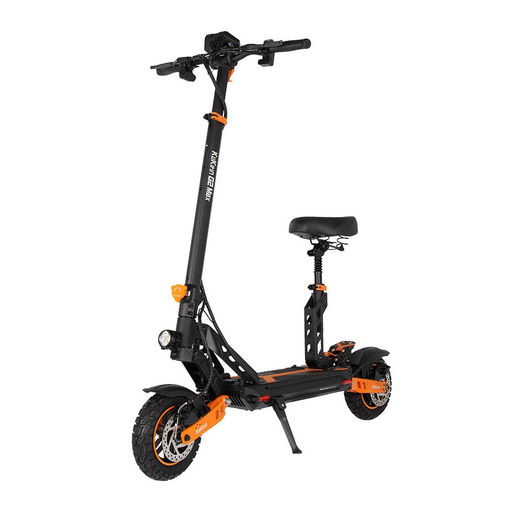 Kukirin GII Max City E-Scooter 1000W Motor & 48V 20.8Ah Batteri Sits Elektrisk Scooter 10" Terrängdäck & Dubbla Skivbromsar E-Scooter