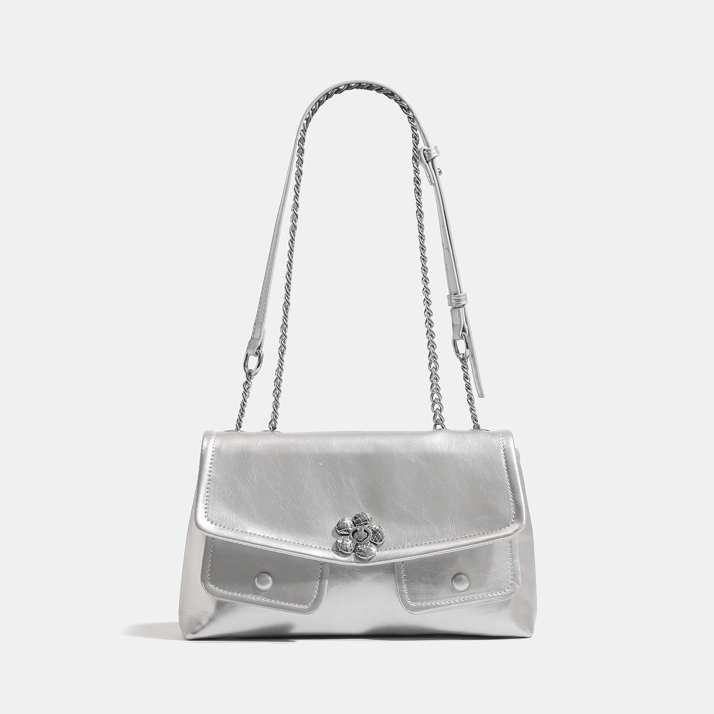 Bag Women s 2025 Autumn and Winter New Fashion Crossbody Underarm Women s Bag Feeling Retro Shoulder Mailman Bag Rhombus Chain Bag