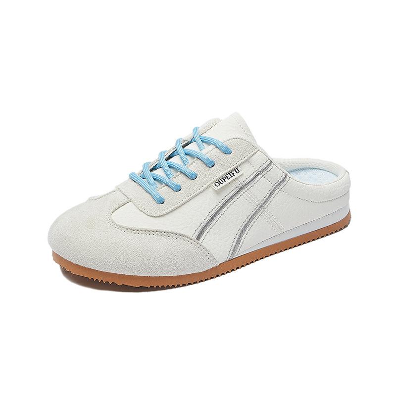 Half Tuode training little white shoes women's summer mesh breathable new student casual shoes