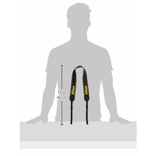 Nikon Neck Strap for SLR Nikon Logo AN-DC16 Black ANDC16