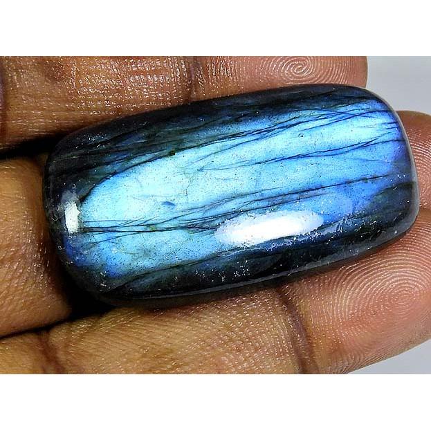 

73Cts. Natural Labradorite Blue Octagon Cabochon Loose Gemstone 22X43X07 MM PP-1406