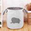 EVA Elephant Laundry Hamper: Foldable Toy & Fabric Storage Bin for Home Use