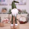 Cartoon Long-legged Christmas Doll Mini Knitted Christmas Figurine  Garden