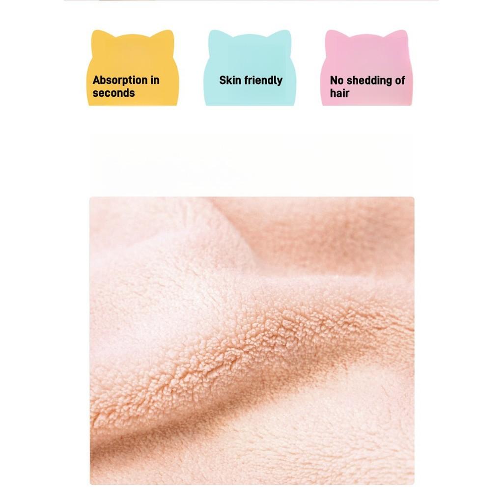 Hand Towel Can Be Hung Up Water Absorbing Quick Drying Household Bathroom Hand Towel Cartoon Hand Towel Quick Drying Multi Functional Towel