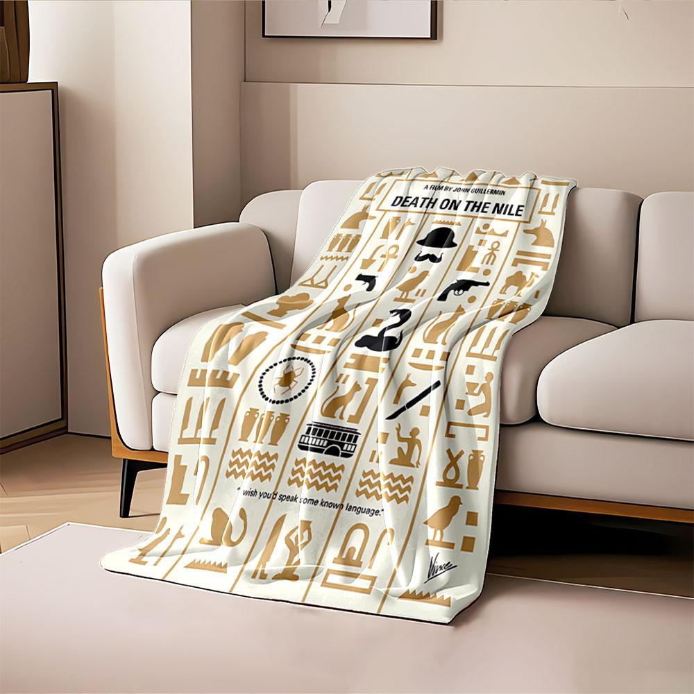 Tod auf dem Nil Kunstdecke für alle Jahreszeiten Decke Mittagspause Überwurf Geschenk