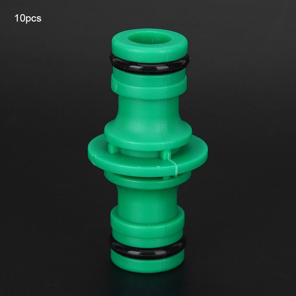 10 PCS PP Pipe Connector Green Quick Connectors Durable Hose Repair Kit  Garden Irrigation