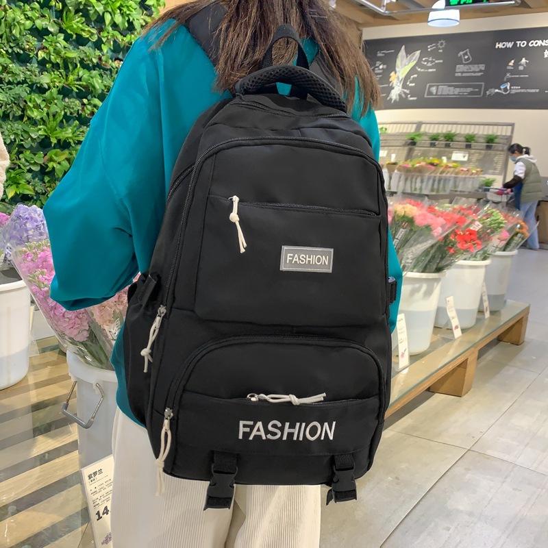 

New Elementary School Bag Girls Backpack Lightweight School Bag University Women s Backpack Fashion чорний