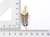Nidin 6 Styles Irregular Patterns Elegant Feather Pendant Gold Plated Chain Necklaces For Women Accessories Bohemia Jewelry Gift