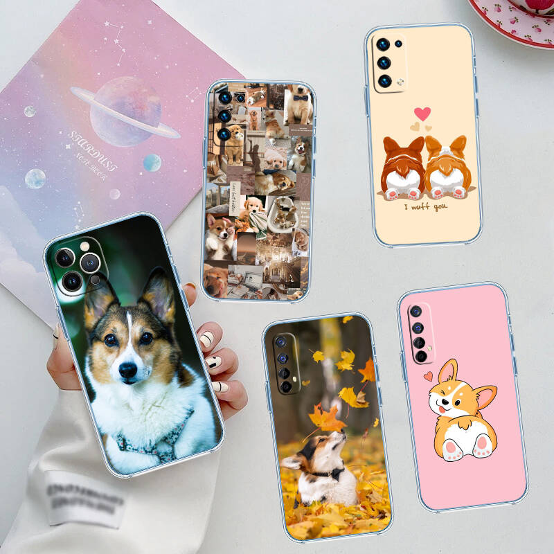 Cute Corgi dog Case for Motorola G10 G20 G04 E30 E40 E22 E20 E13 E15 G22 G23 G05 G75 G35 G55 E22S E7 G6 G7 G8 G9 Plus Power Play