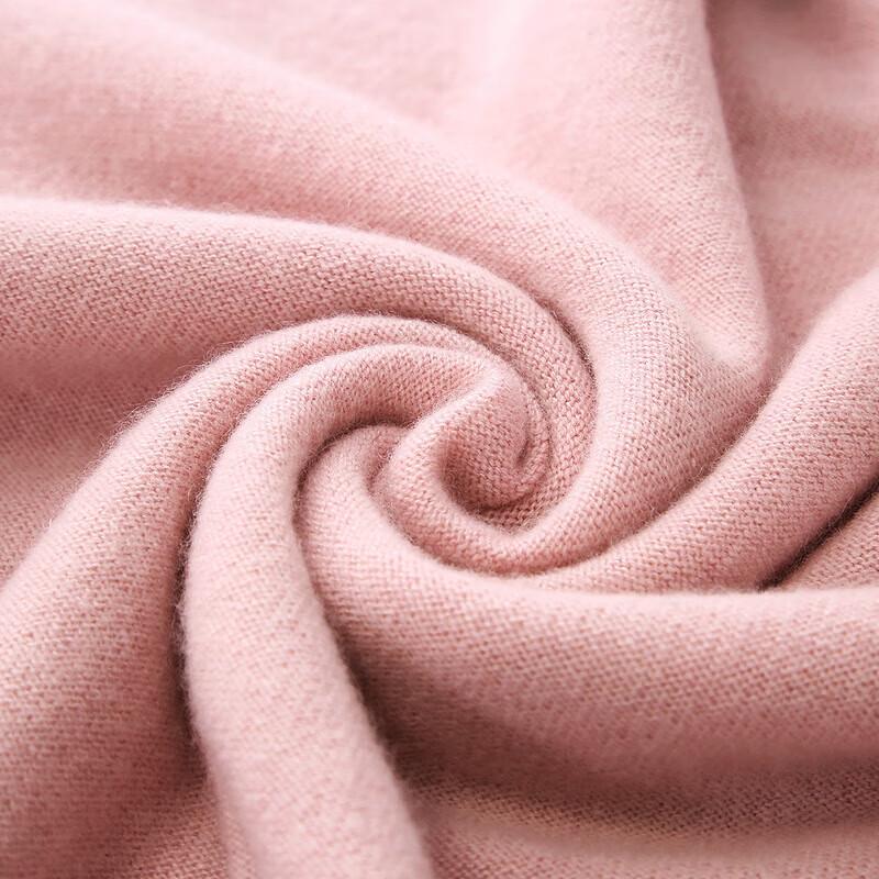 Zhaojun Women's Loose Fit Round Neck Thick Cashmere Sweater