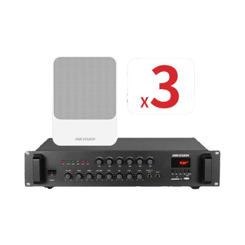 

HIKVISION Indoor Wall-Mounted Broadcast Speaker Kit CN plug (adapter included)