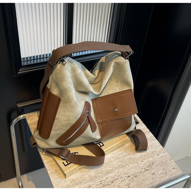 

Сумка-тоут женская 2024 новый вместительный рюкзак для поездок на работу универсальная сумка через плечо премиум-класса рюкзак для путешествий на выход белый