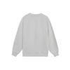 Li-Ning Vital Series Loose Crew Neck Pullover Sweatshirt Unisex Tops Gray AWDS242-2