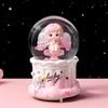 Dreamy Unicorn Crystal Ball Luminous Music Box - Snowflake Gift for Best Friend, Creative Qixi Present