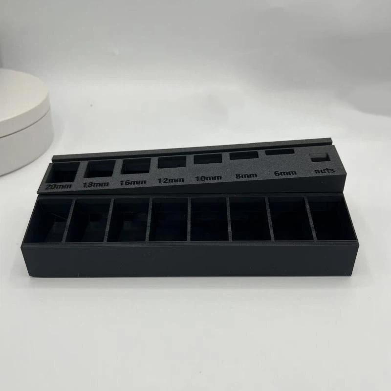M3 Schraubenbolzen Längen Sortierschale 3D-gedruckter kratzfester Hardware-Organizer für RC-Auto-Reparaturarbeiten